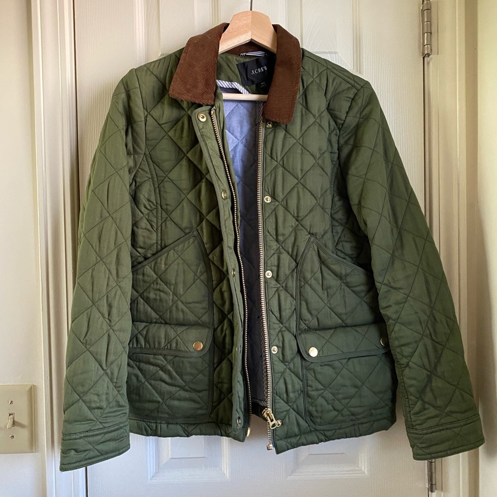J. Crew Quilted Barn Jacket